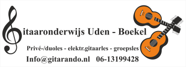 Logo Gitarando Gitaaronderwijs Uden-Boekel e.o.